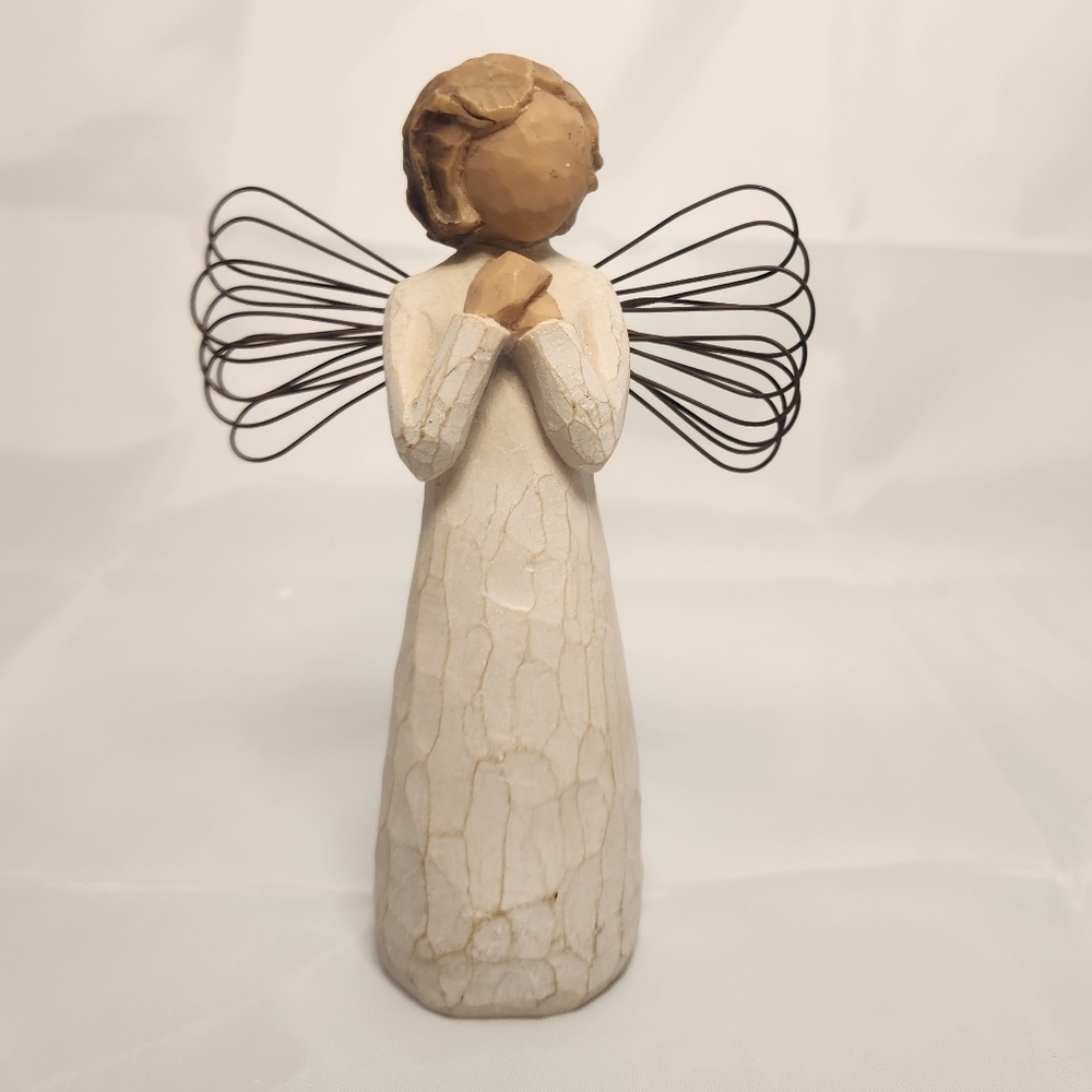 5” Willow Tree Angel of Wishes Wooden Figurine Decoration
